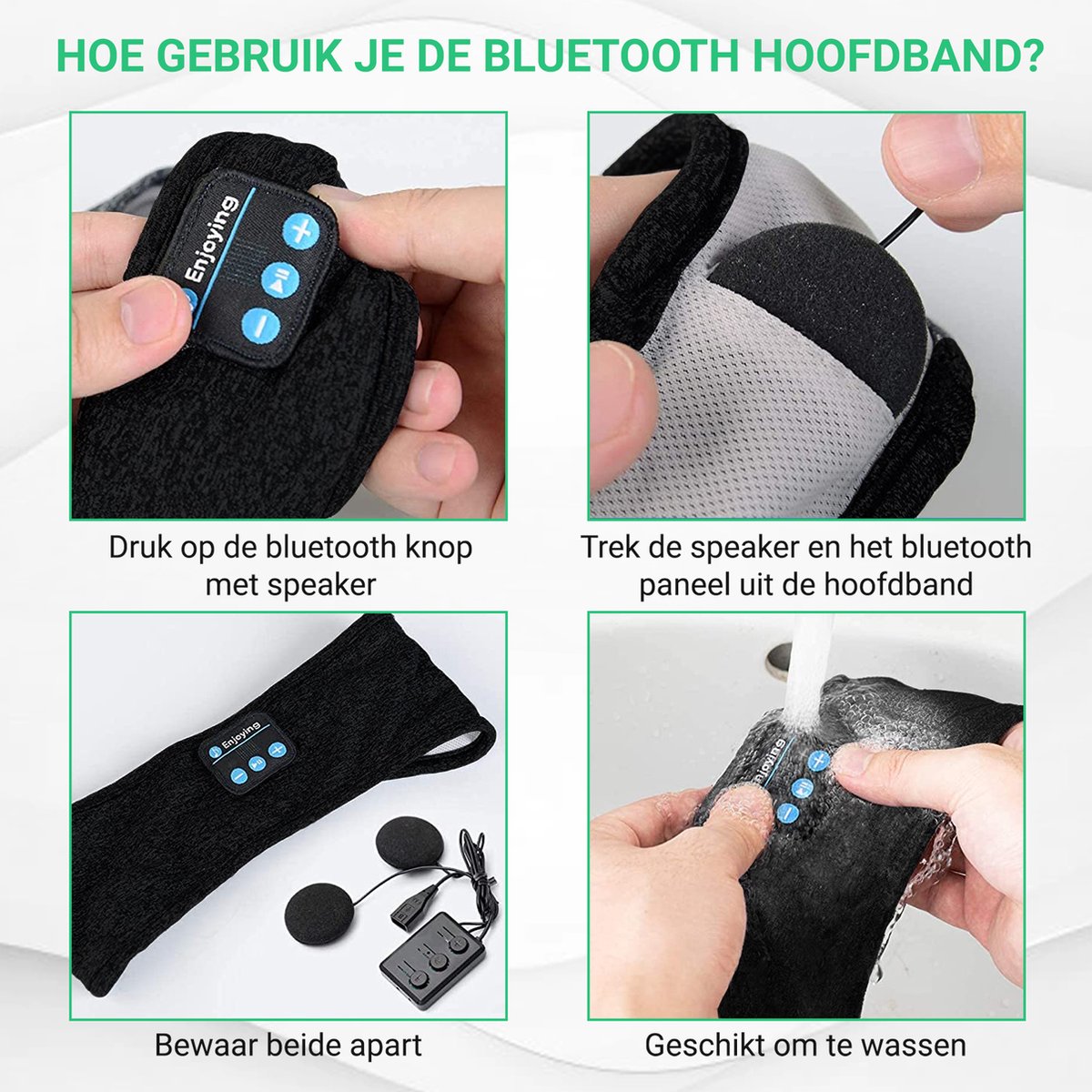 SleepWave - Bandeau audio Bluetooth pour un sommeil profond
