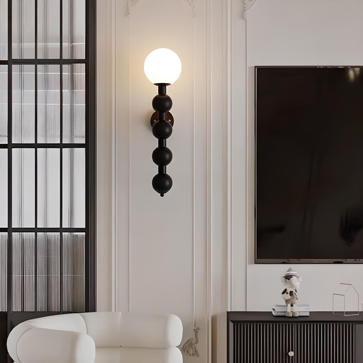 LumenSphere - Applique Murale de Luxe en Métal à Globes