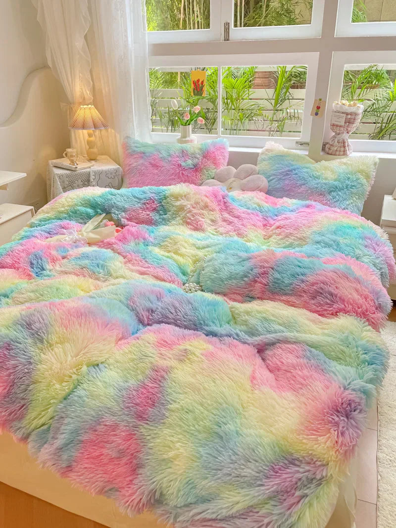 FluffCandy - Long-Pile Duvet Cover Set for a Cozy Winter
