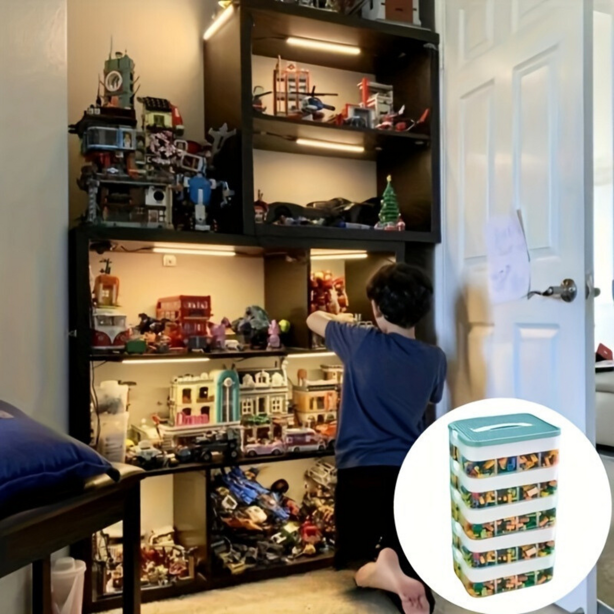 Stapelgenie - Stackable Storage Box with Lid