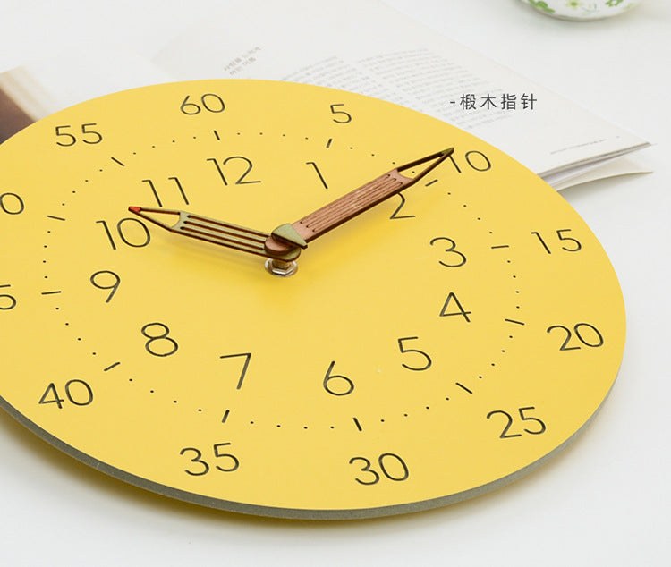 RhymeTime - Silent Wall Clock for Kids' Rooms