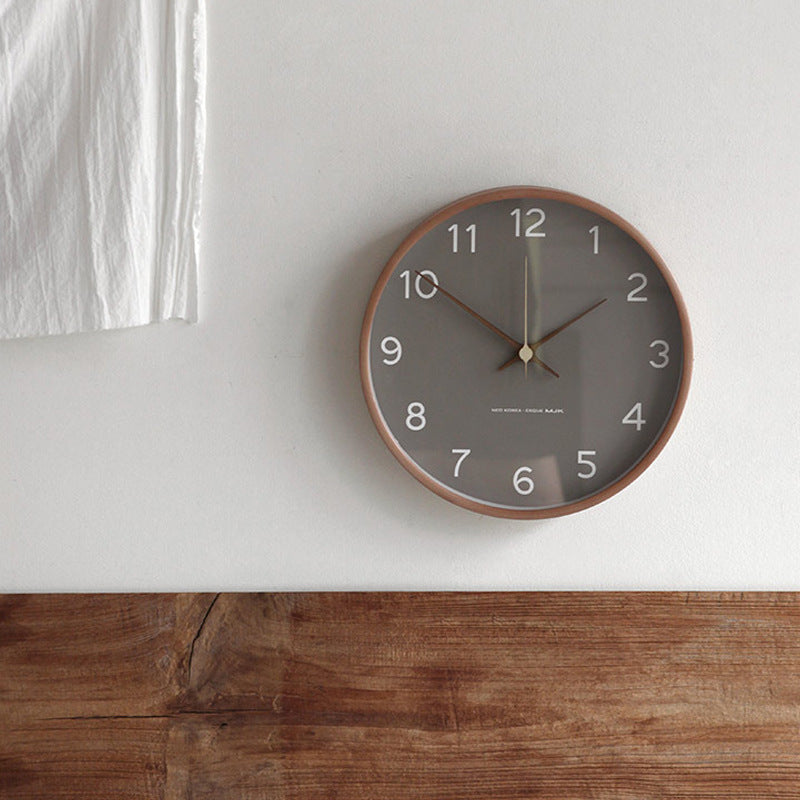 GroveTime - Rustic Silent Wood Wall Clock