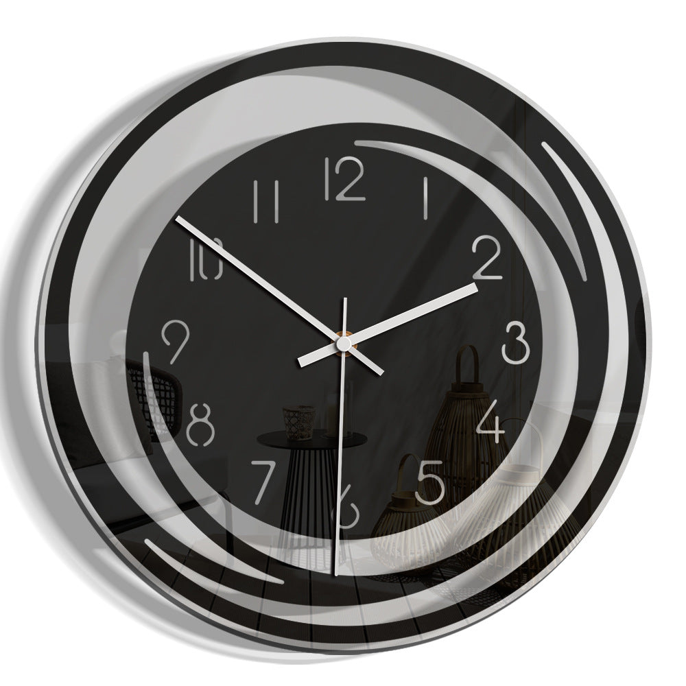 SilentPulse - Silent Acrylic Wall Clock with Modern Design