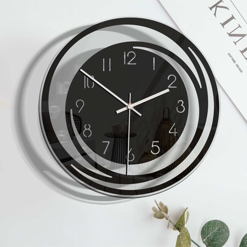 SilentPulse - Silent Acrylic Wall Clock with Modern Design
