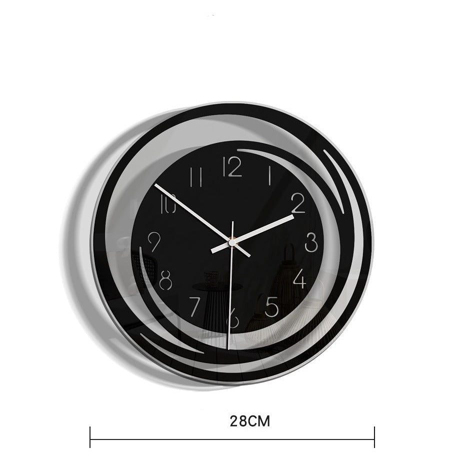 SilentPulse - Silent Acrylic Wall Clock with Modern Design