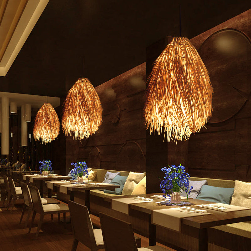 RattanGlow Pendant - Woven Rattan Pendant Light