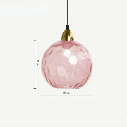 LumiSphere Pendant Light – Suspension Boule Verre
