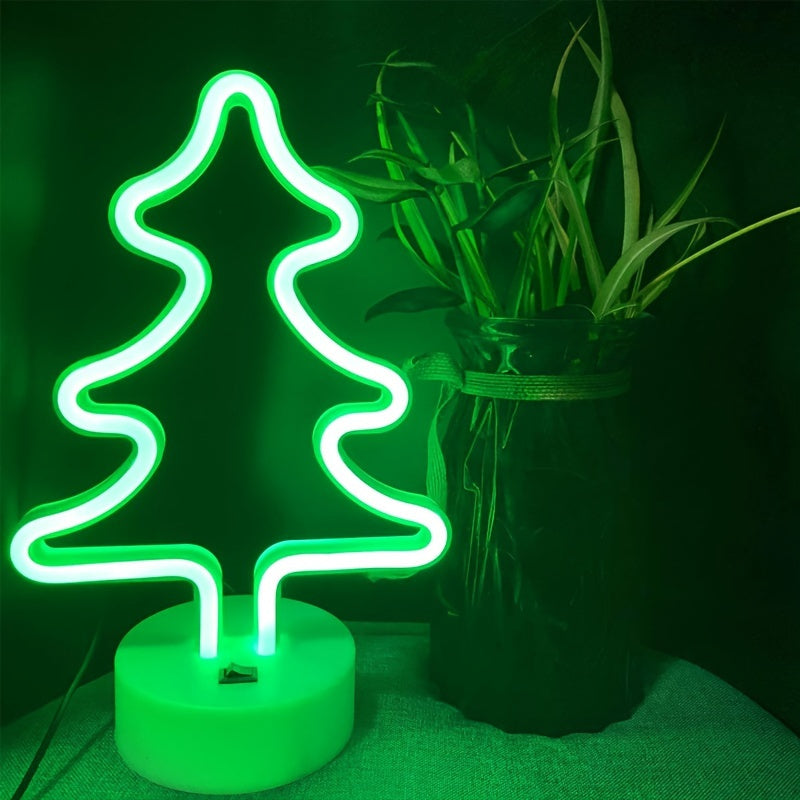 Irvelle - LED Neon Christmas Tree Light for Festive Ambiance