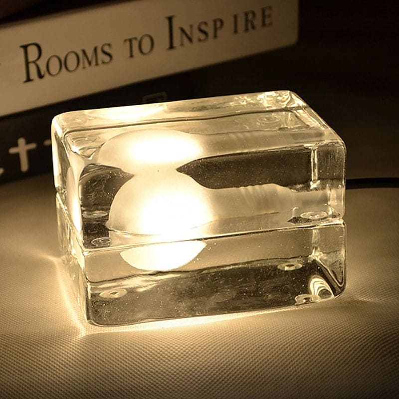 Icecube Lamp - Modern Ice Cube Table Lamp