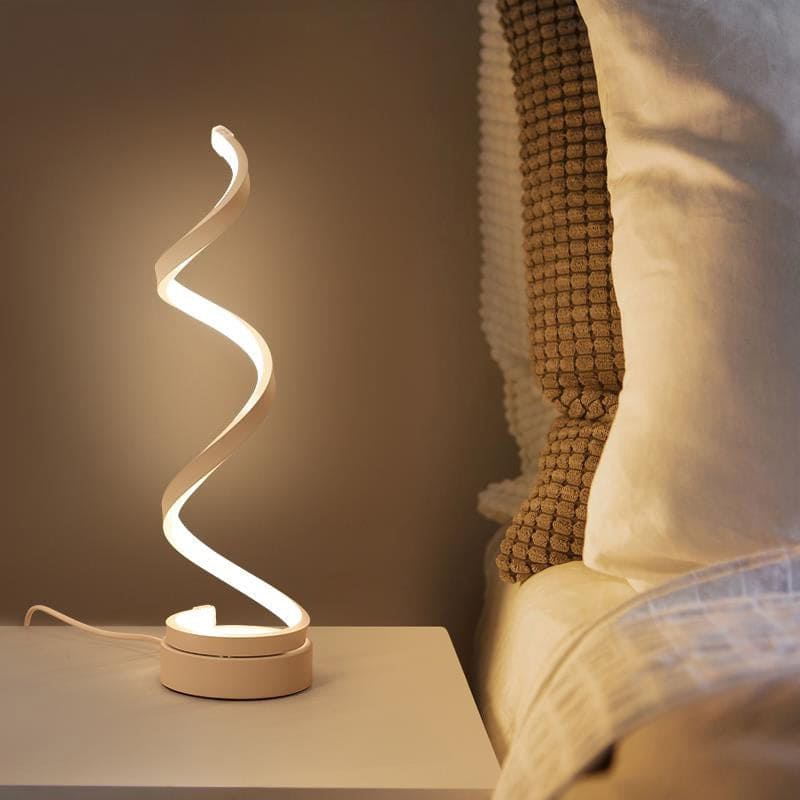 SpiraLuxe - Spiral LED Table Lamp for Modern Interiors