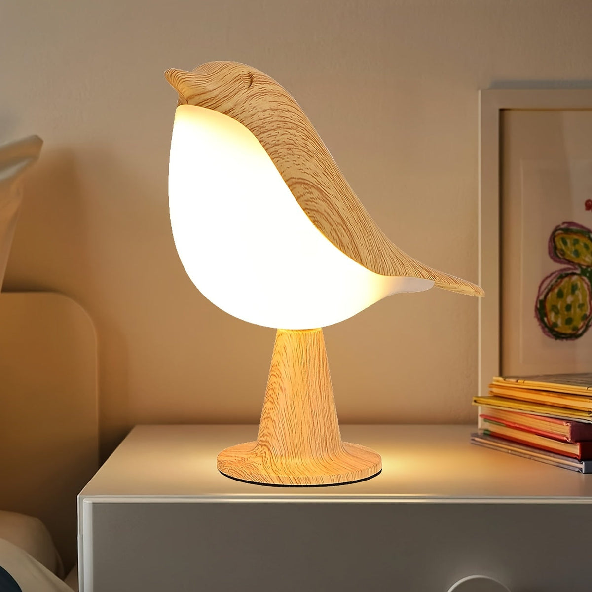 BrightNest - Touch USB LED Bird Table Lamp
