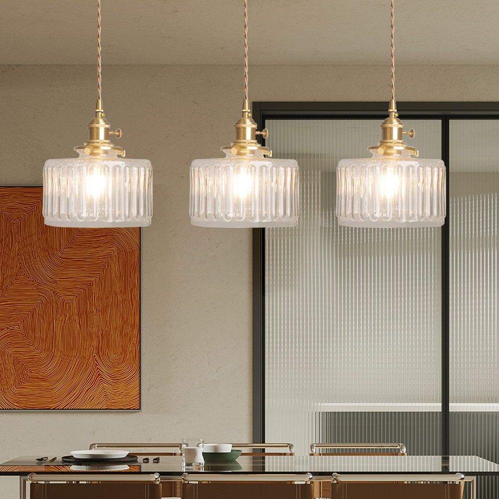 CrystalGlare - Vintage Crystal Glass Pendant Light