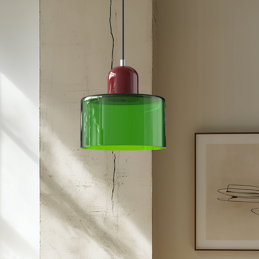 Bauhaus Creative Glass Pendant Light - Colored Glass for an Elegant Interior
