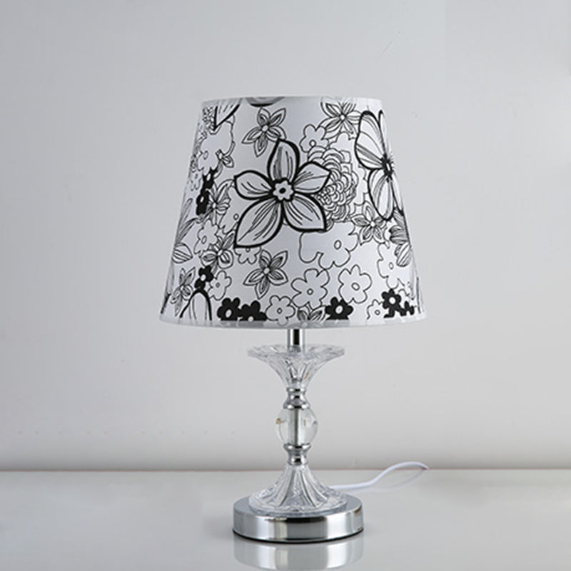LuminArts - Elegant Floral Table Lamp
