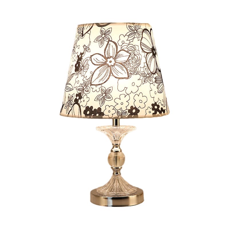 LuminArts - Elegant Floral Table Lamp