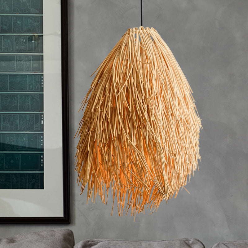 RattanGlow Pendant - Woven Rattan Pendant Light