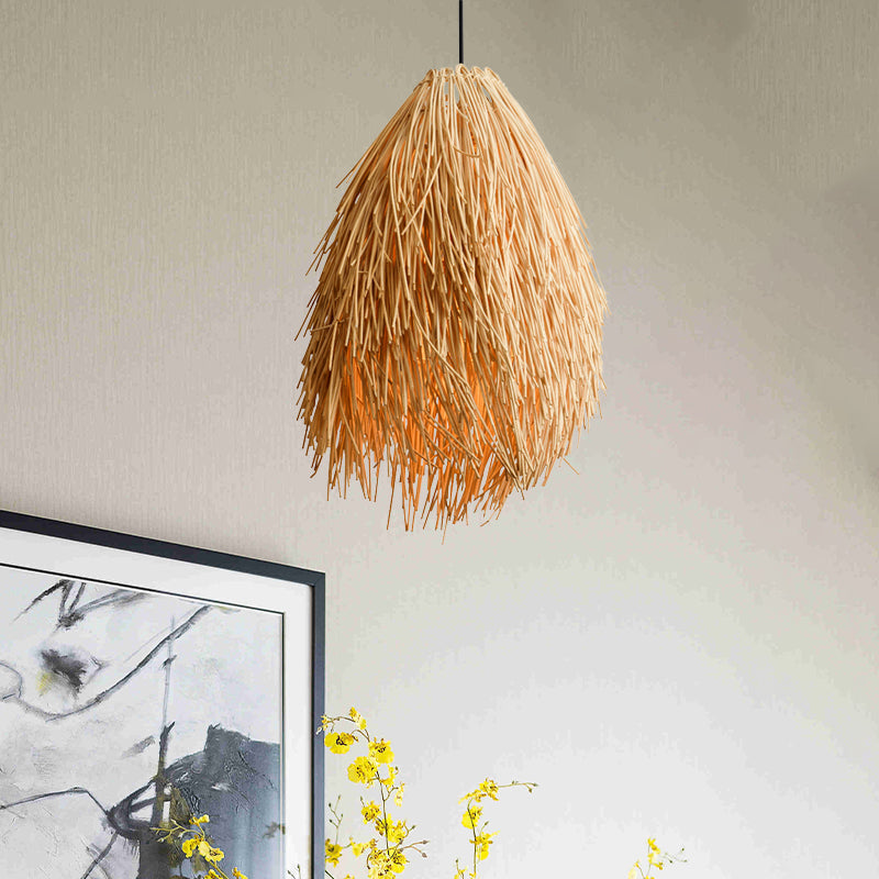 RattanGlow Pendant - Woven Rattan Pendant Light