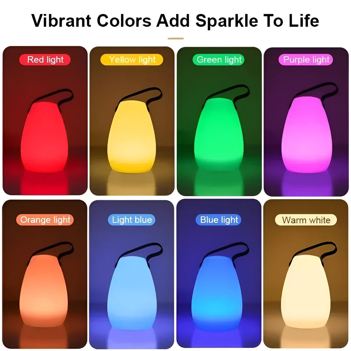Waverlite - Portable Waterproof LED Lamp with 16 Colors