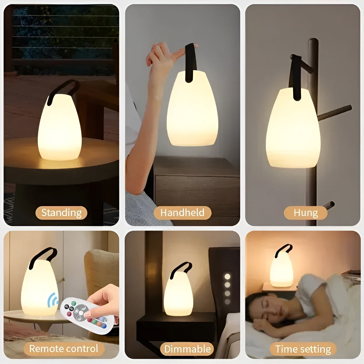 Waverlite - Portable Waterproof LED Lamp with 16 Colors