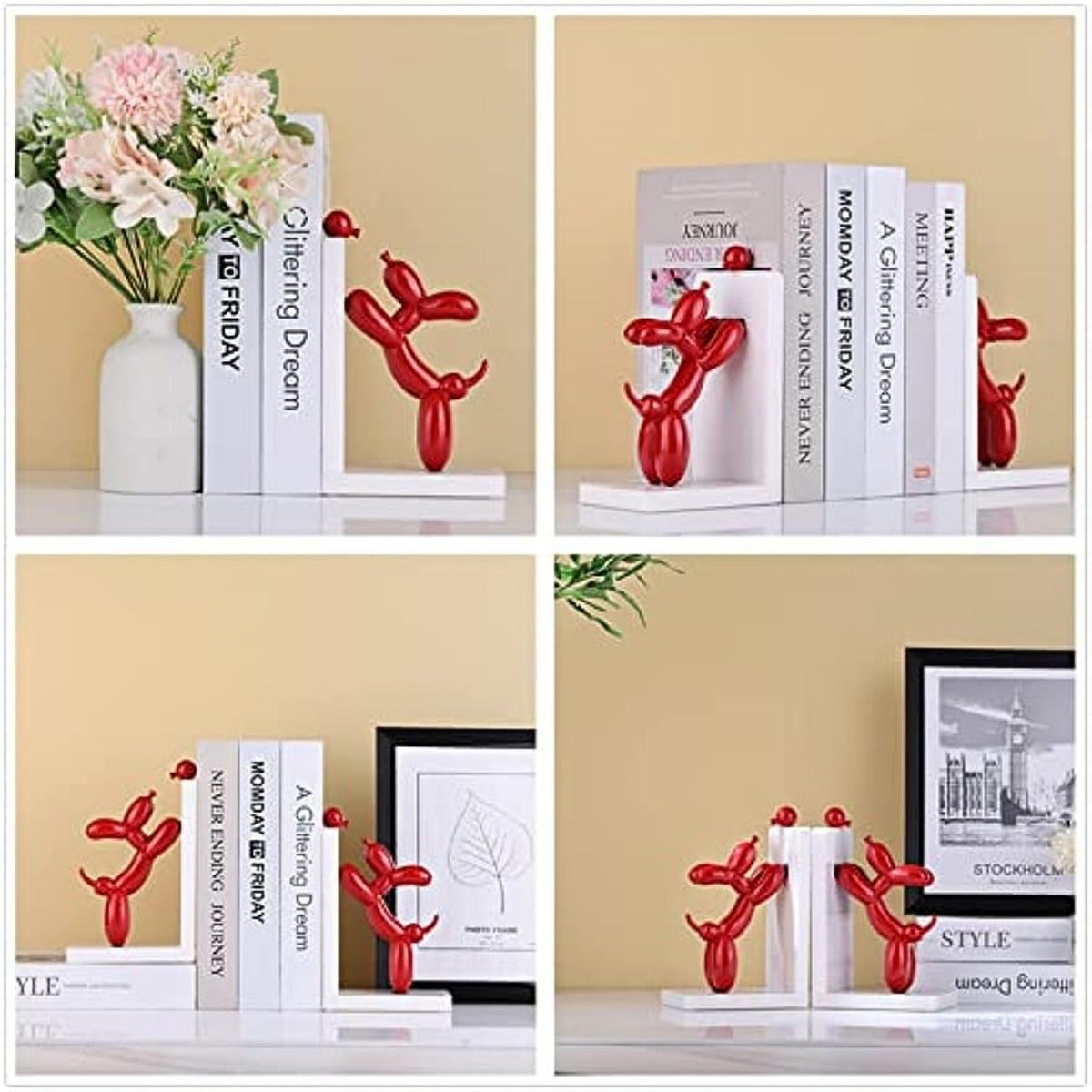 BalloonDog - Playful Bookends for Creative Interiors