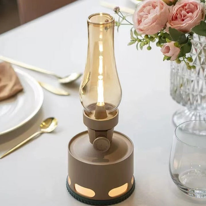 NostalgiaLamp - Vintage LED Lantern for Cozy Evenings