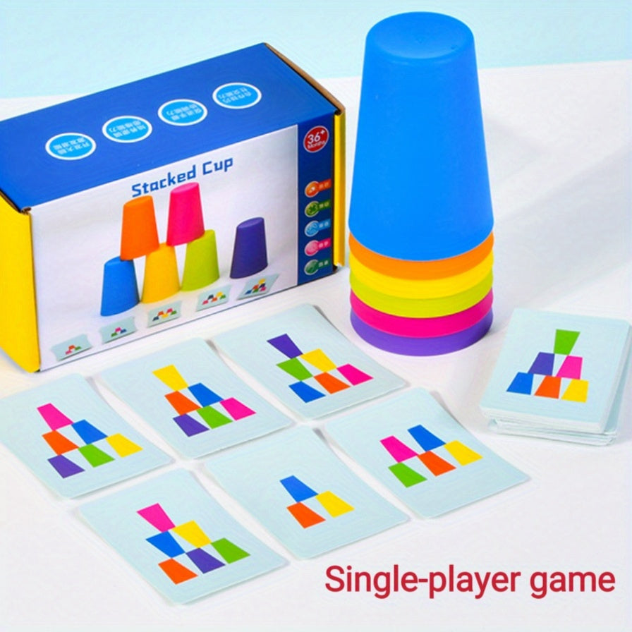 StackSmart - Montessori Stacking and Puzzle Toy