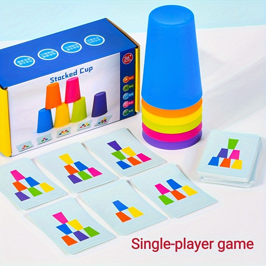 StackSmart - Montessori Stacking and Puzzle Toy