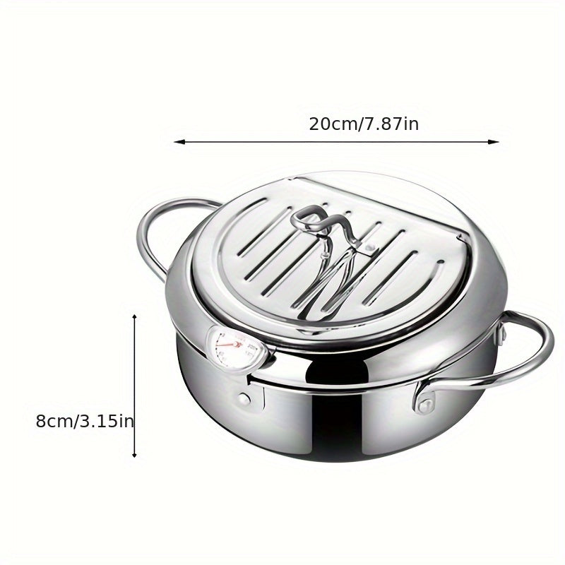 ThermaFryer - Friteuse en Acier Inoxydable avec Contrôle de Température
