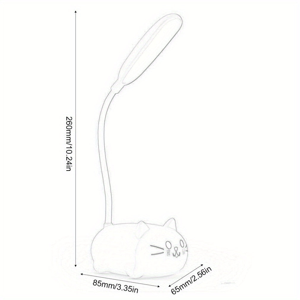 KatanaLicht Lamp - Adjustable USB Rechargeable LED Desk Lamp