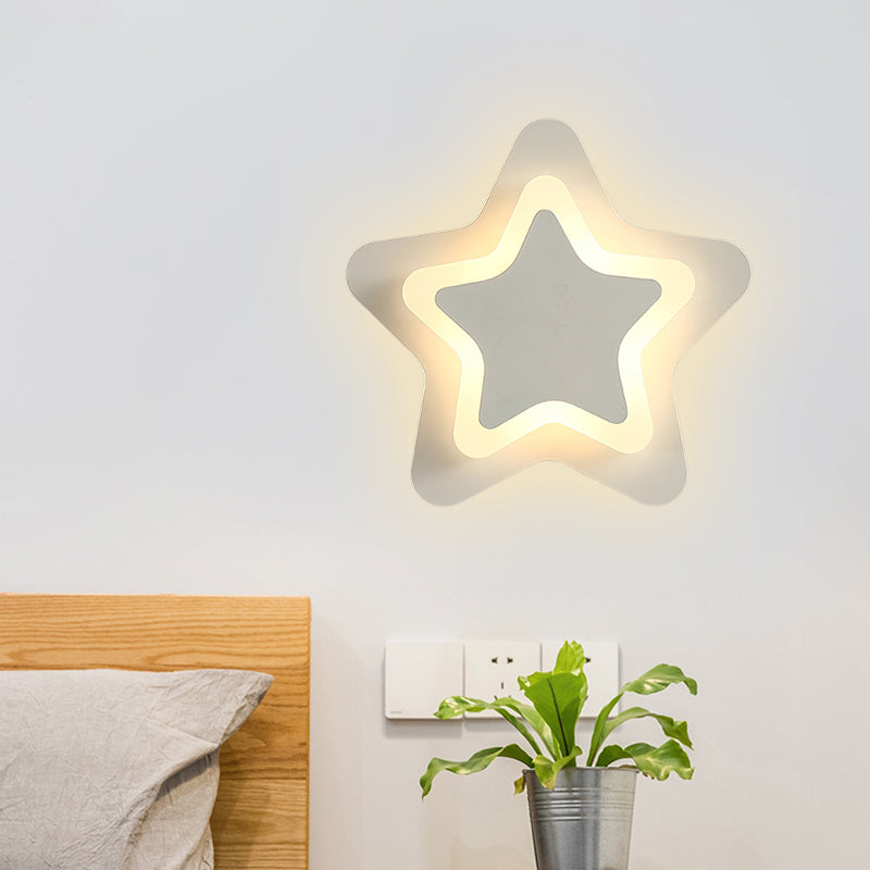 Curonova - Star-Shaped LED Wall Lamp for Kids' Bedroom