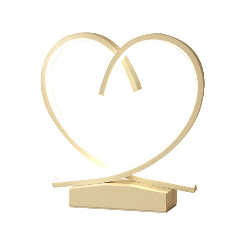 HeartWood - Romantic Wooden Bedside Table with Drawer