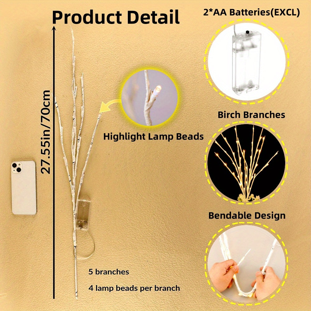 BranchGlow - Warm White Branch LED Lamp 69.85 cm