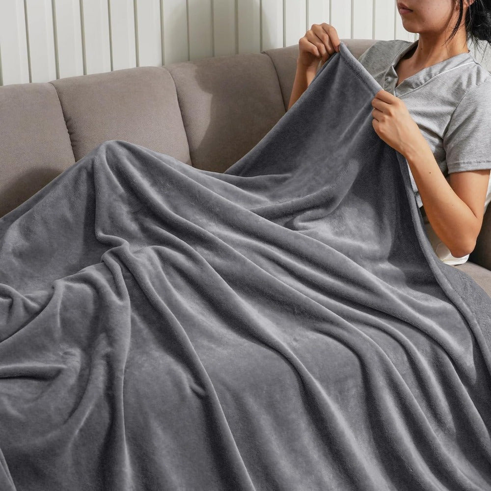 UltraSoft - Reversible Ultra-Soft Fleece Throw Blanket