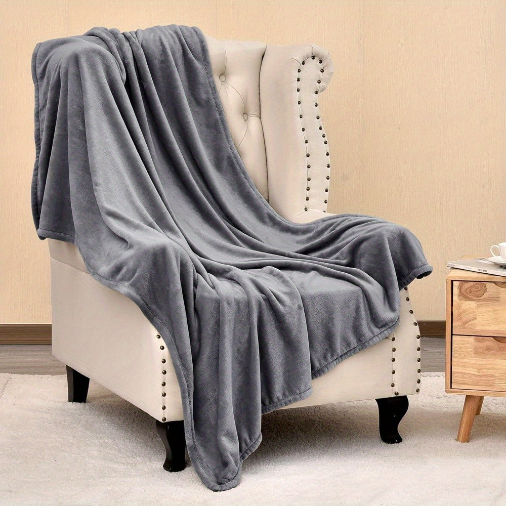 UltraSoft - Reversible Ultra-Soft Fleece Throw Blanket