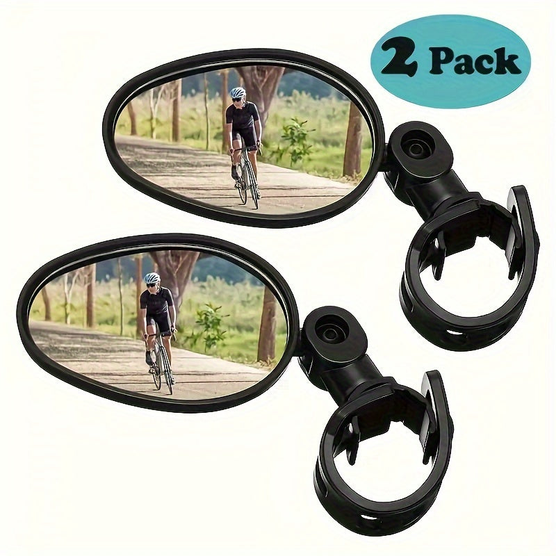 WideView - Wide-Angle Bike Mirrors, Set of 2