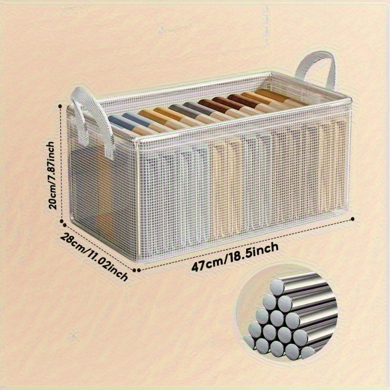 SpaceSaver - Stackable Storage Boxes for Clothes and Books