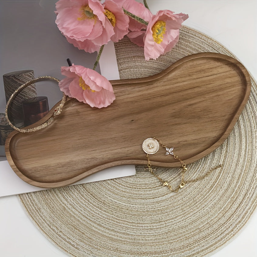 AcaciaTray - Acacia Wood Catch-All for Accessories