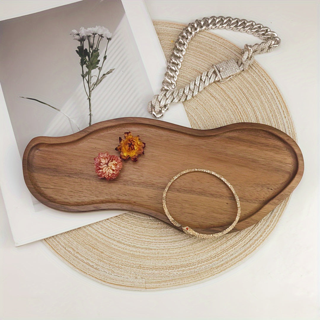 AcaciaTray - Acacia Wood Catch-All for Accessories