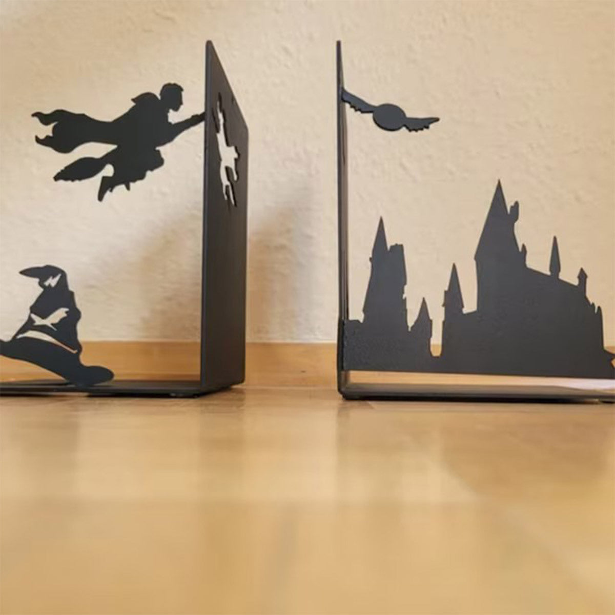 ElegantMetal - Modern Metal Bookends for Any Room