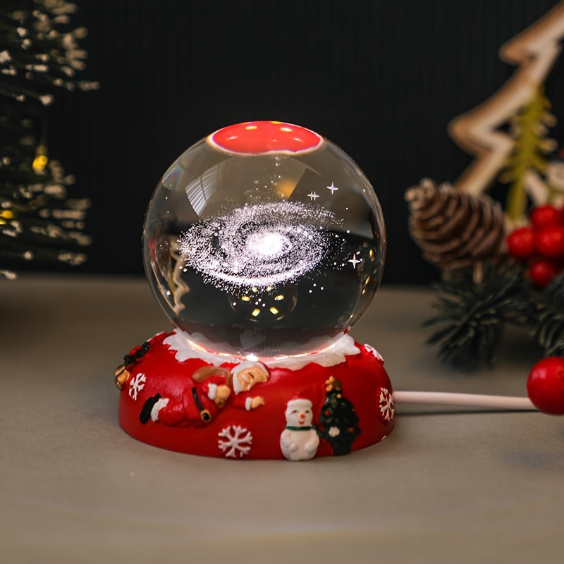 CrystalLight - Elegant USB Crystal Table Lamp