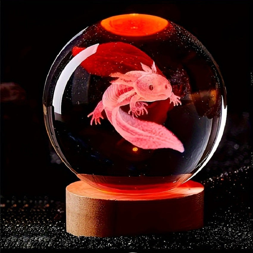 CrystalLight - Elegant USB Crystal Table Lamp
