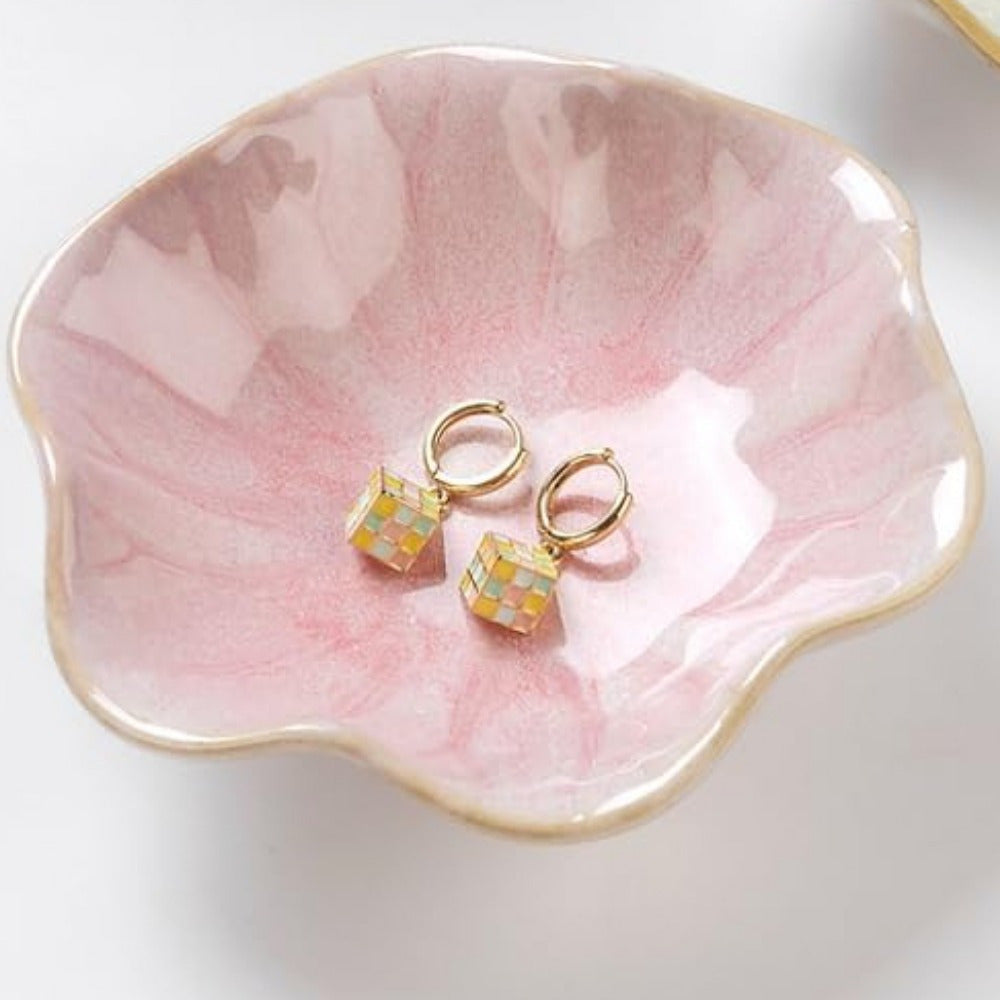 LotusTray - Flower-Shaped Ceramic Trinket Dish