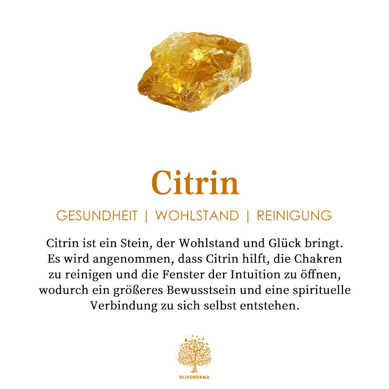 Alina - Bague citrine naturelle douce et raffinée