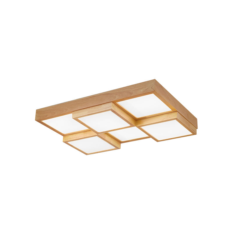 RusticGlow Pendant - Multi-Light Natural Wood Ceiling Fixture