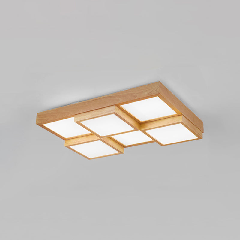 RusticGlow Pendant - Multi-Light Natural Wood Ceiling Fixture
