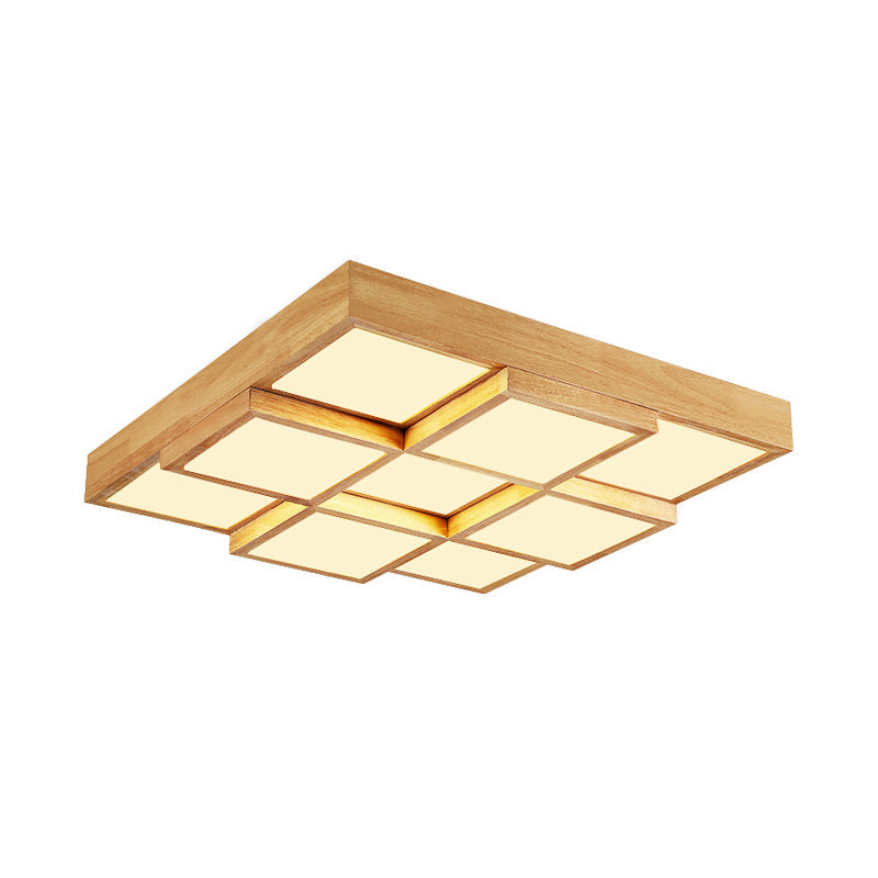 RusticGlow Pendant - Multi-Light Natural Wood Ceiling Fixture