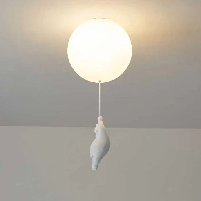 CloudBear - Plafonnier enfant ludique avec ballon