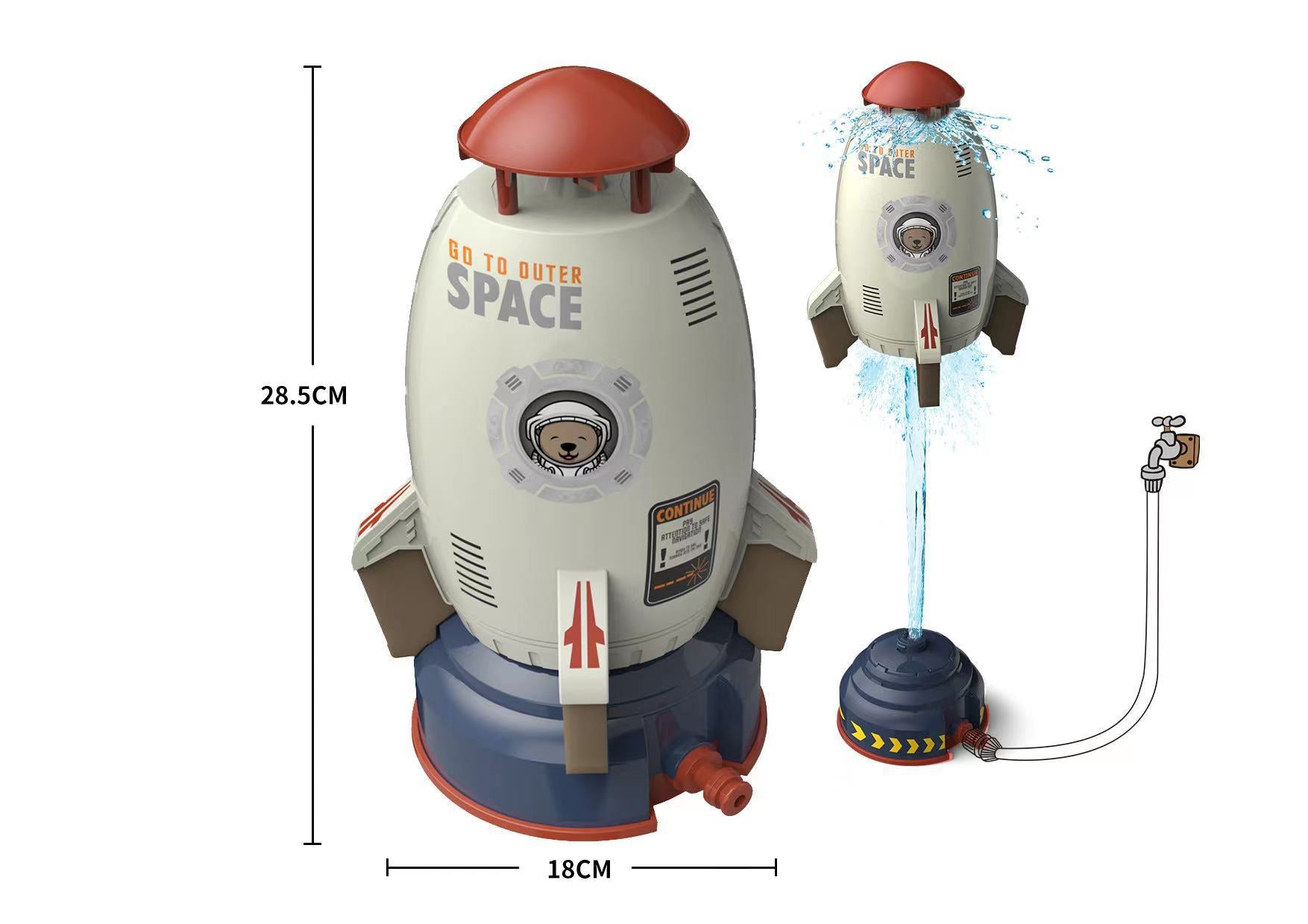 WaterBlast Rocket – Fusée à Eau pour Jeux Extérieurs