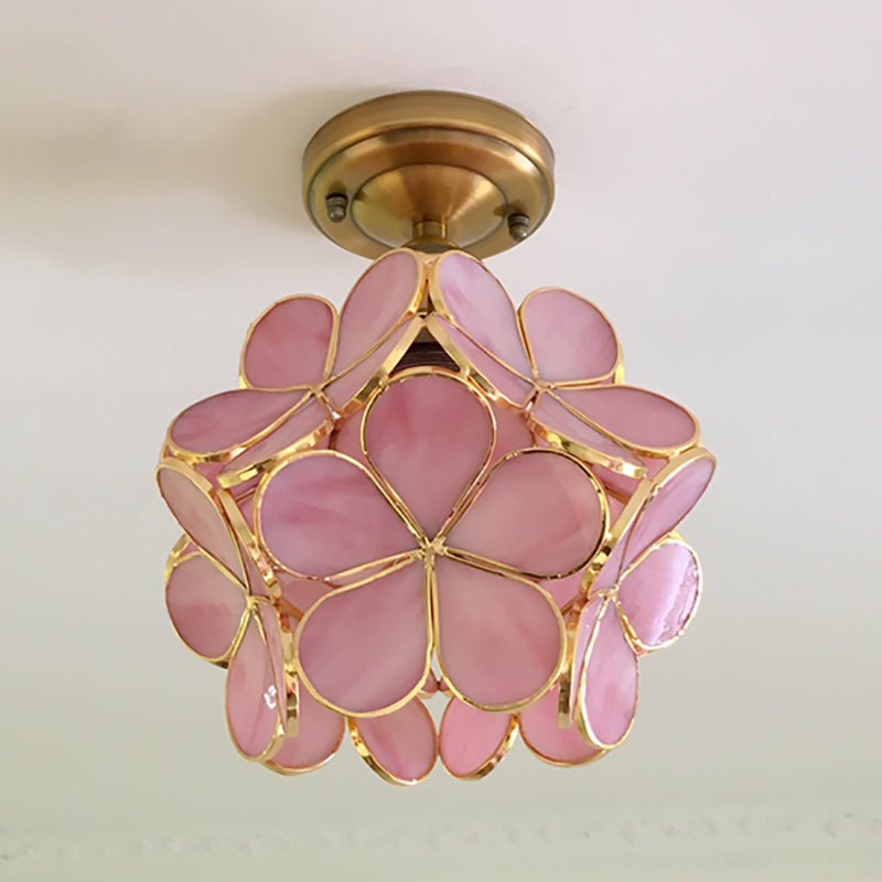 Ledoria - Retro Tiffany-Style Glass Ceiling Light