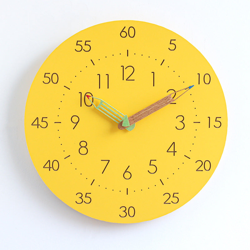 RhymeTime - Silent Wall Clock for Kids' Rooms